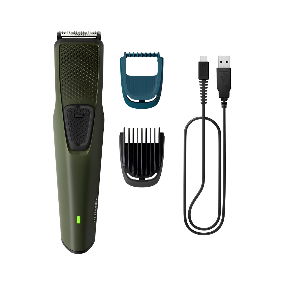 Philips BT1230/18 Beard Trimmer - Green_Front View