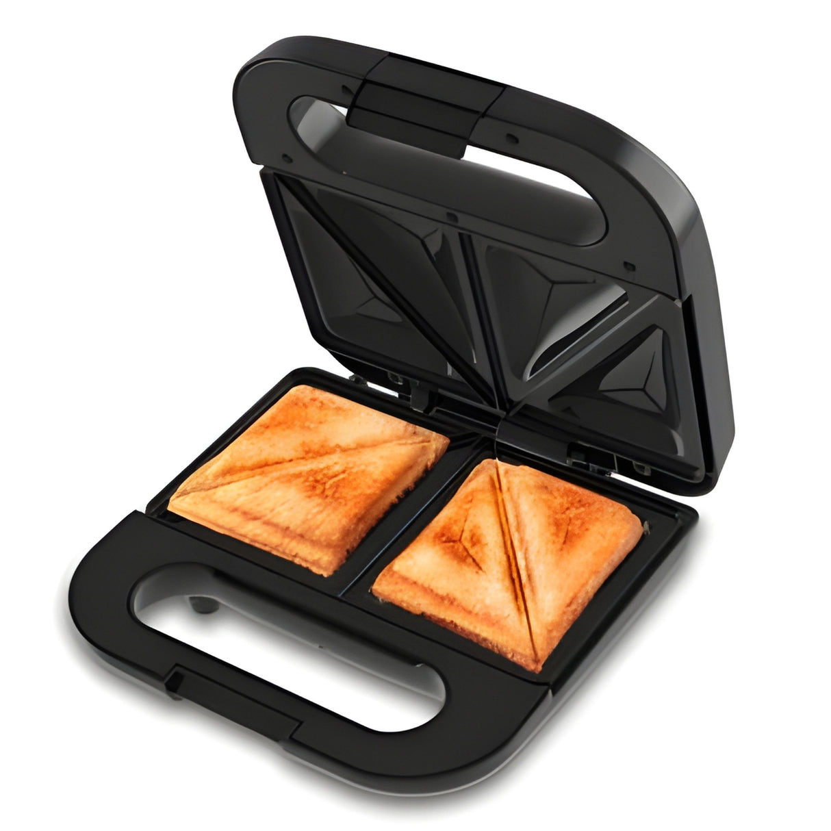 Philips HD1000/00 2‑Slices 800 W Sandwich Maker – Black with Metallic Finish_2