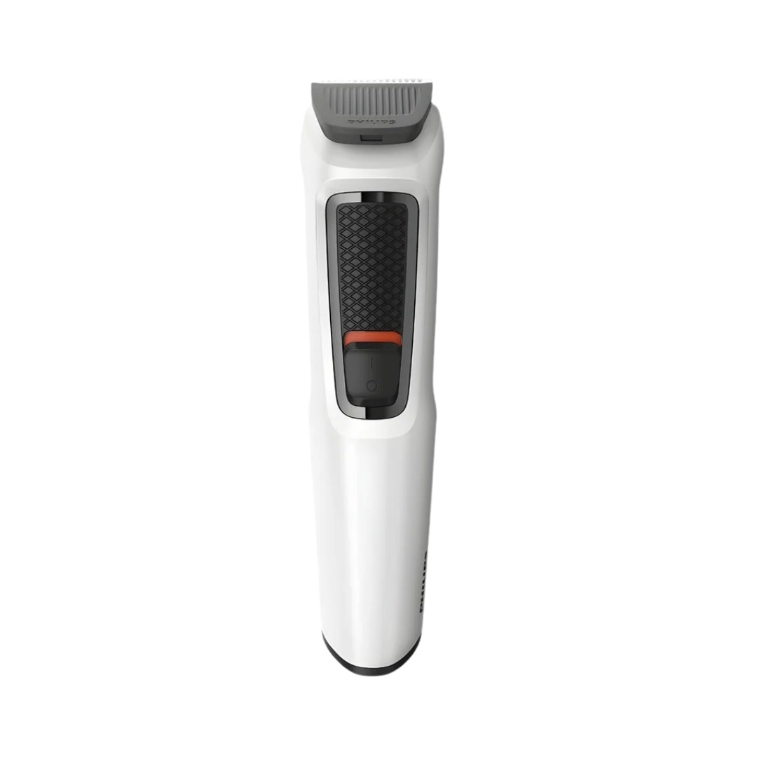 Philips MG3721 Men's Beard Trimmer - White_Front View