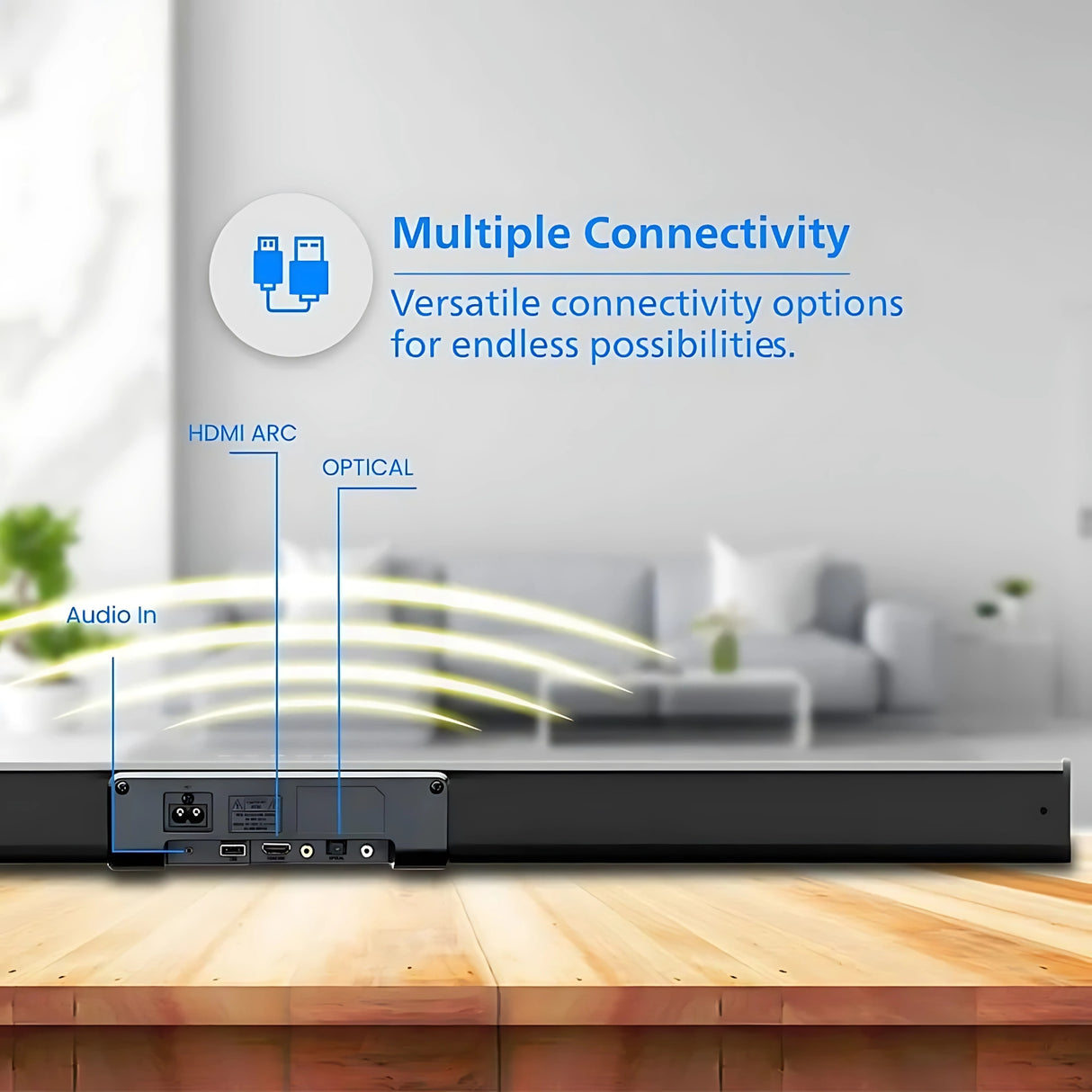 Philips TAB4218 94 2.1 Soundbar - 120W - Black_5