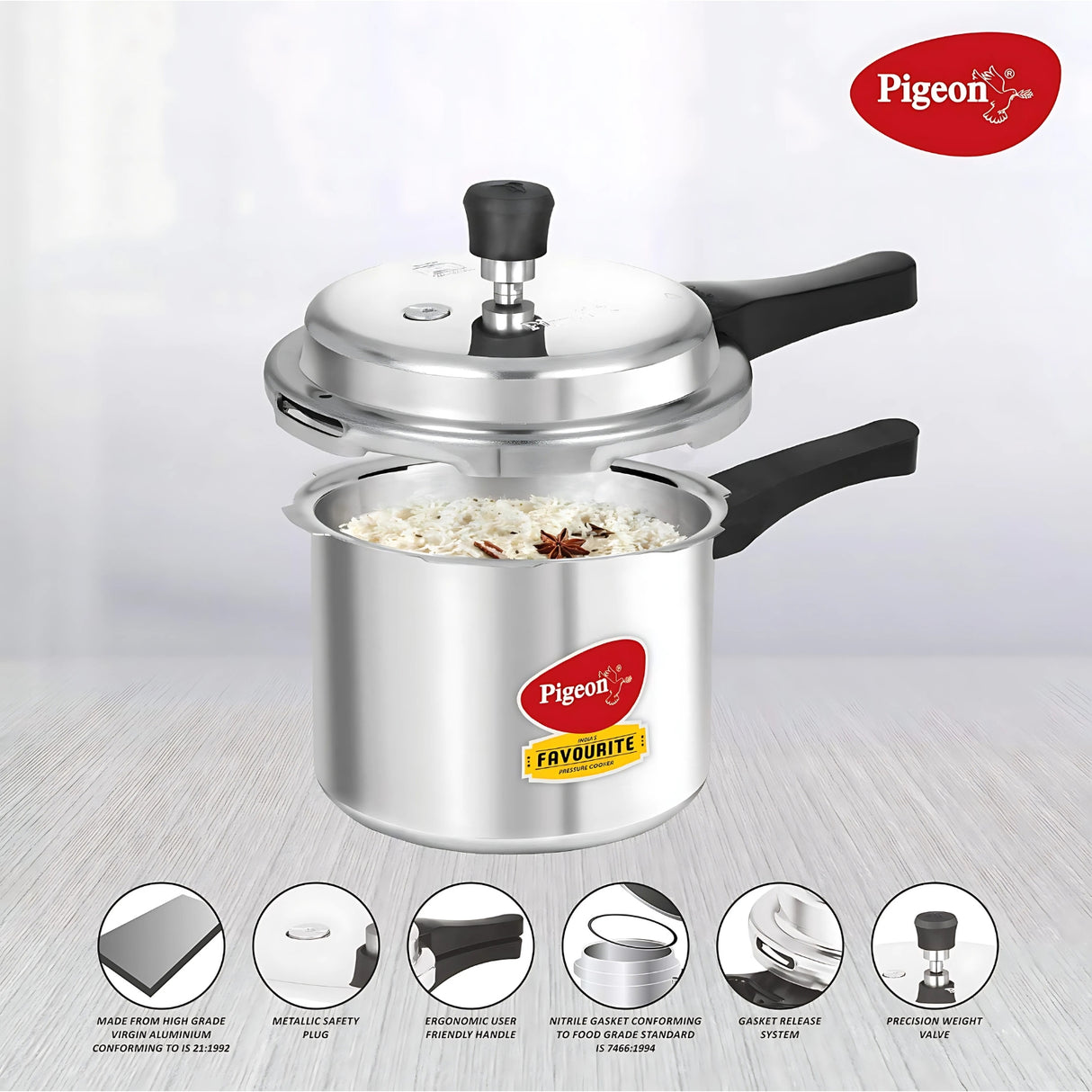 Pigeon Favourite Pressure Cooker 3 L_3