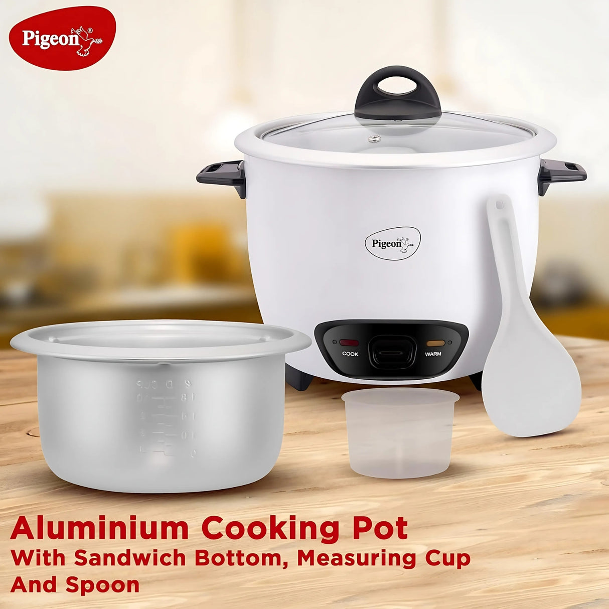 Pigeon Joy Unlimited ERC-SDX 337 Electric Rice Cooker 1.8 L – White_8