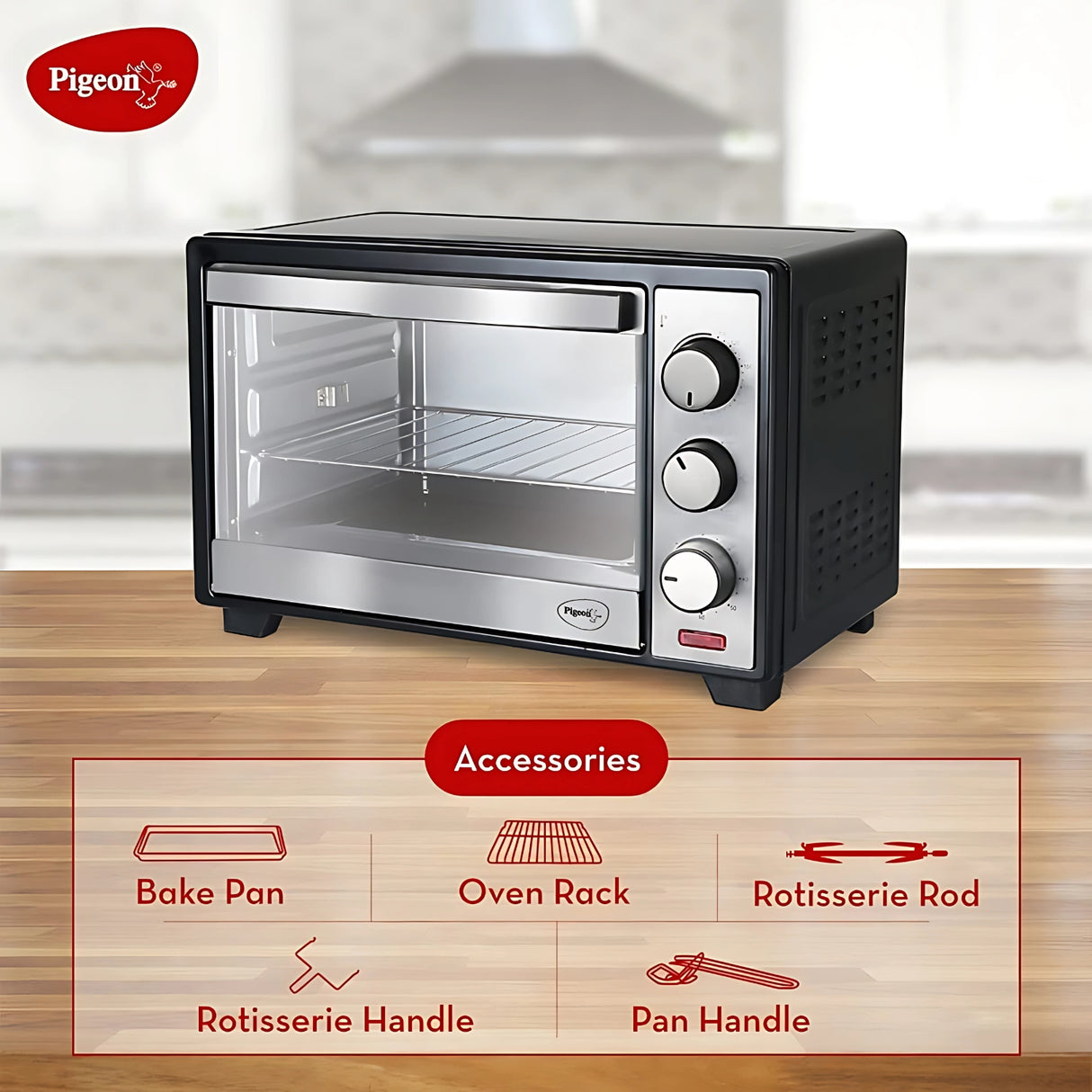 Pigeon OTG with Rotisserie 16132 20 L – Black_6