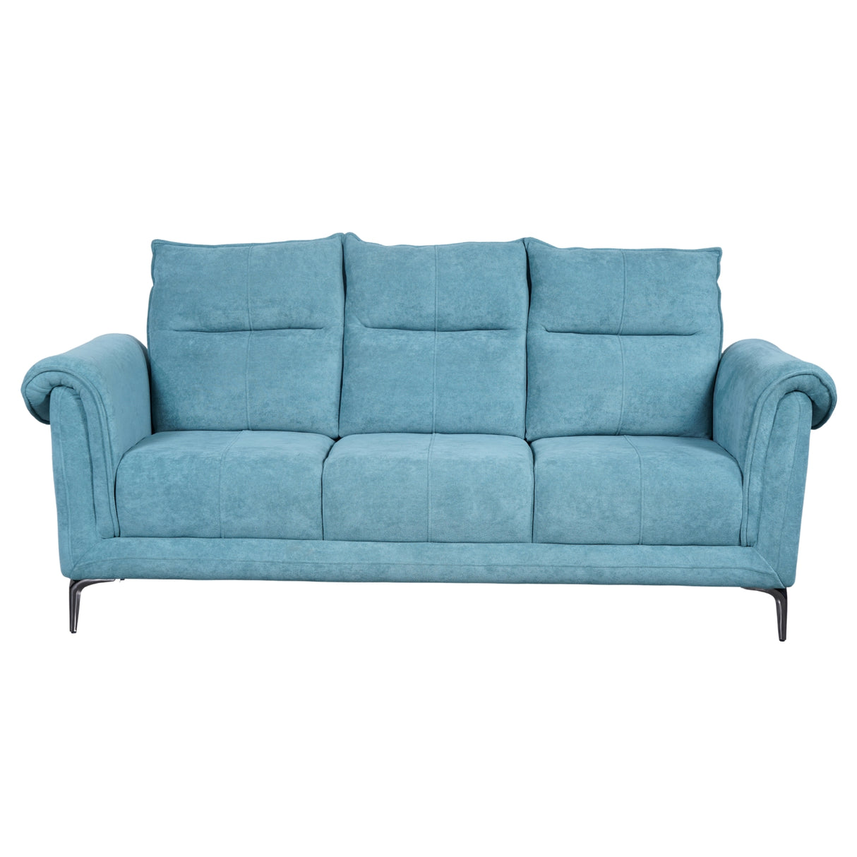 Port Vila Comfort Fabric Sofa 3-Seater - Green