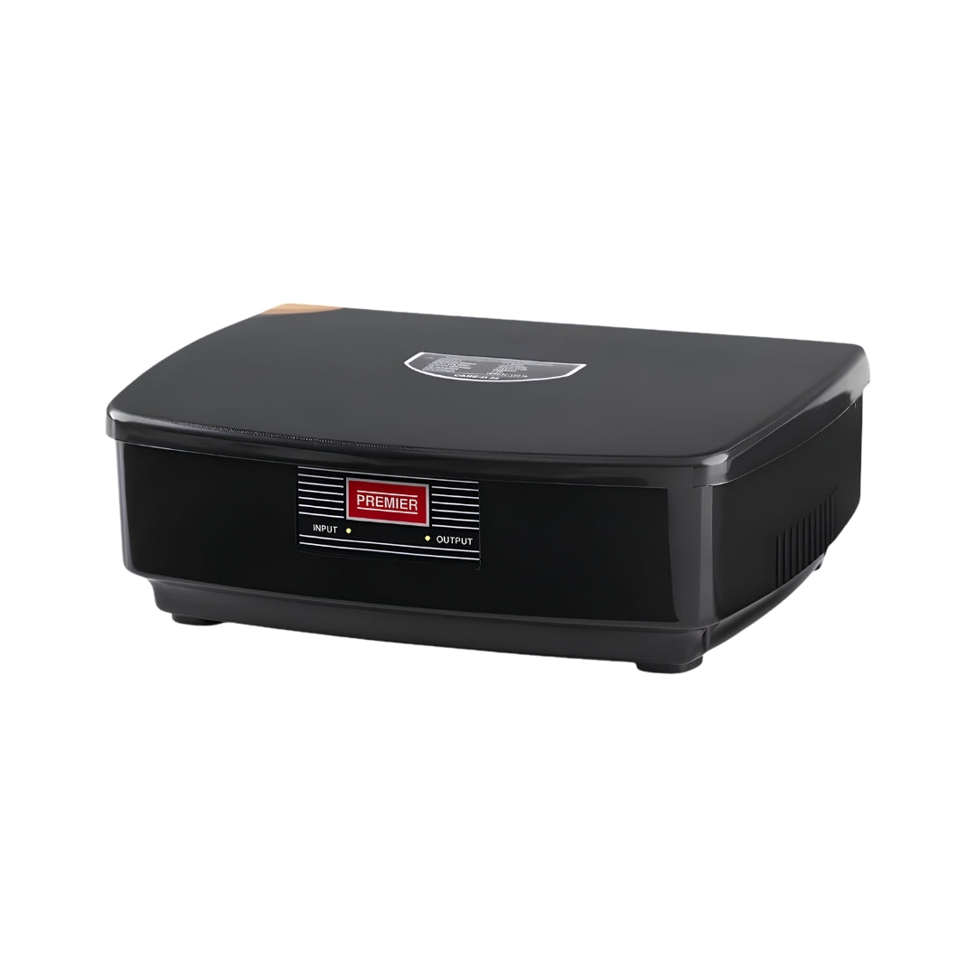 Premier Care D-25 Voltage Stabilizer 90-290V - Black_FrontView
