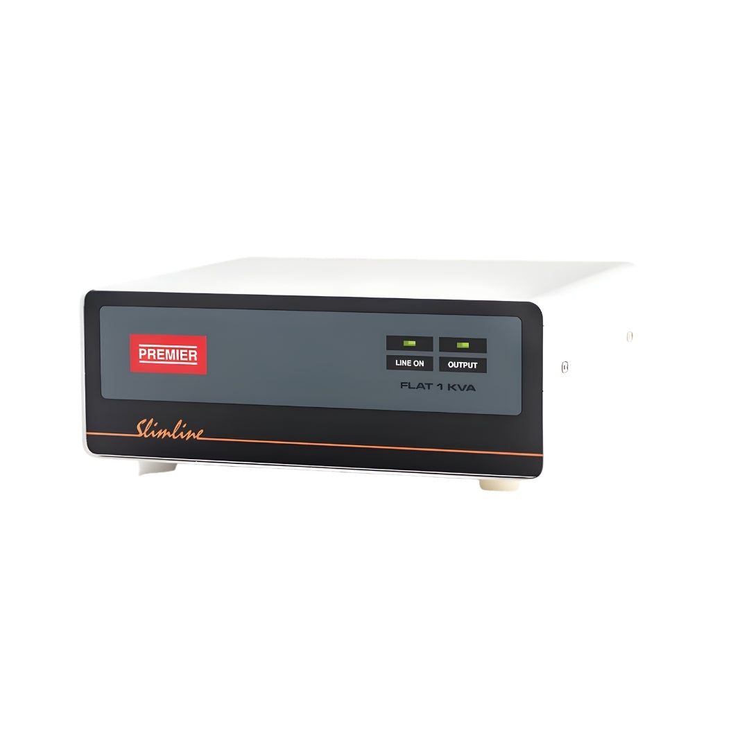 Premier Flat 100 Voltage Stabilizer 130-280V - White_FrontView