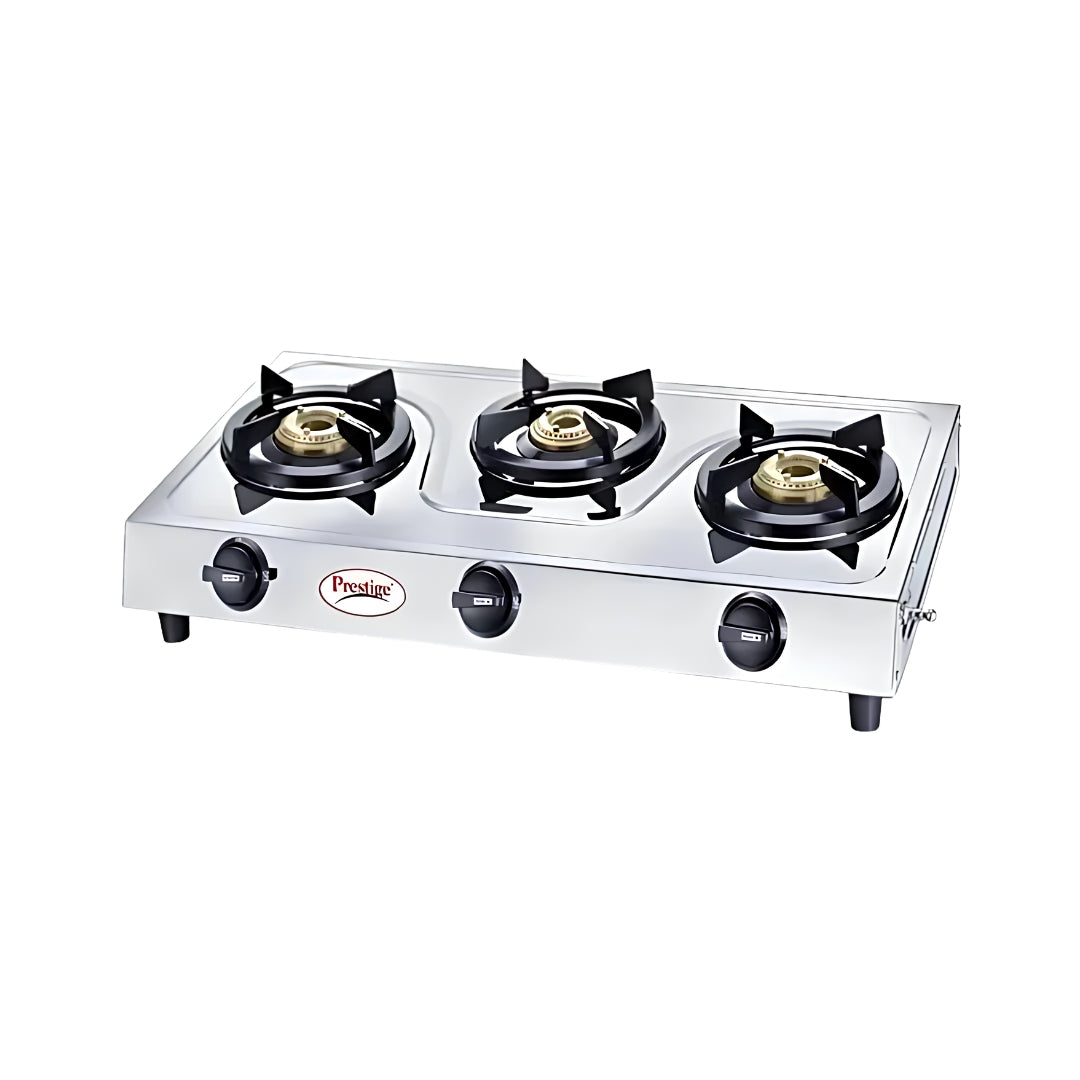 PrestigePrime3-BurnerGasStove_Silver_FrontView_1