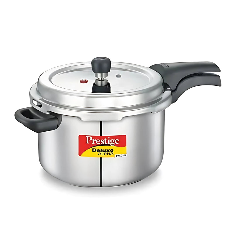 Prestige Deluxe Alpha Svachh SS Pressure Cooker 6.5L