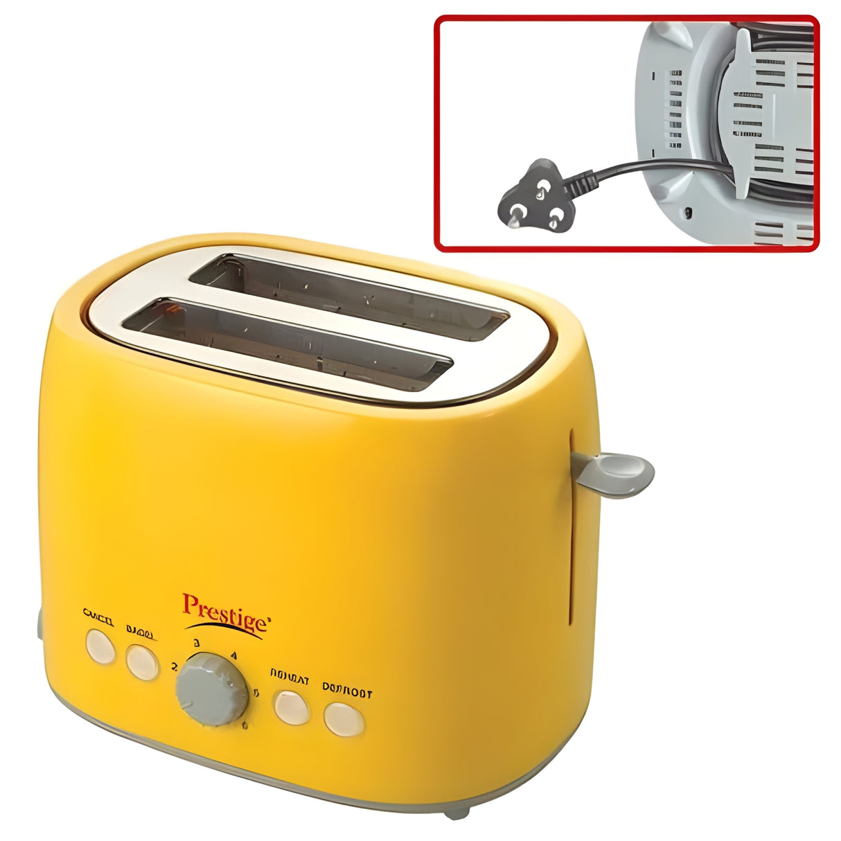 Prestige 41703 PPTPKY 850 W 4 Slices Pop‑Up Toaster – Yellow_3