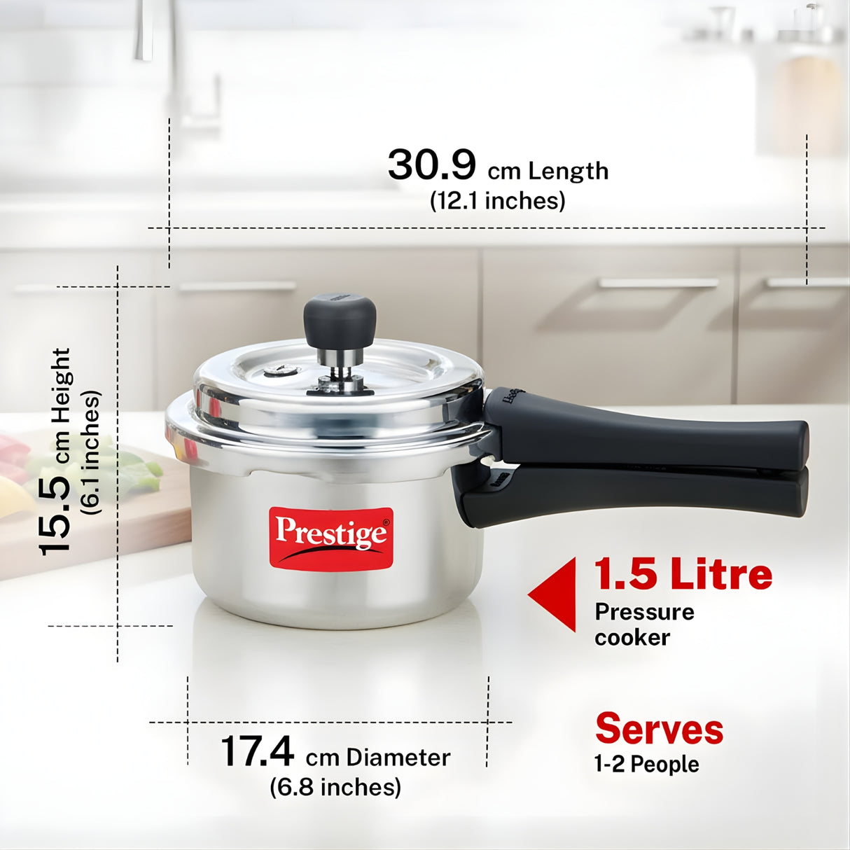 Prestige Aluminium Popular Svachh Outer Lid Pressure Cooker 1.5 L_3