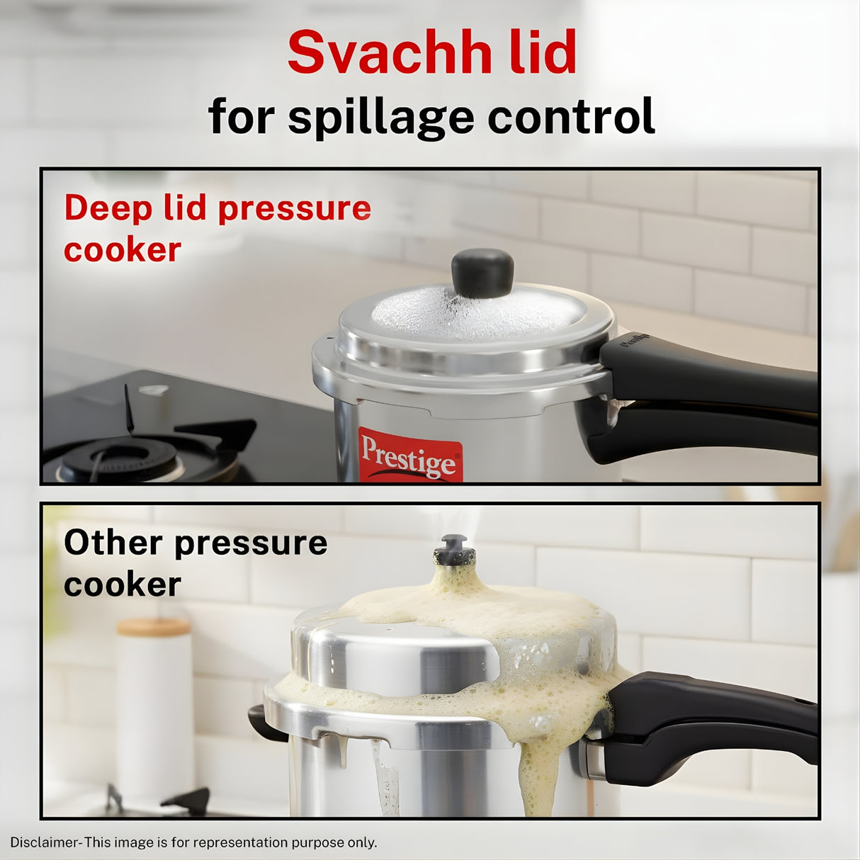 Prestige Aluminium Popular Svachh Outer Lid Pressure Cooker 1.5 L_4