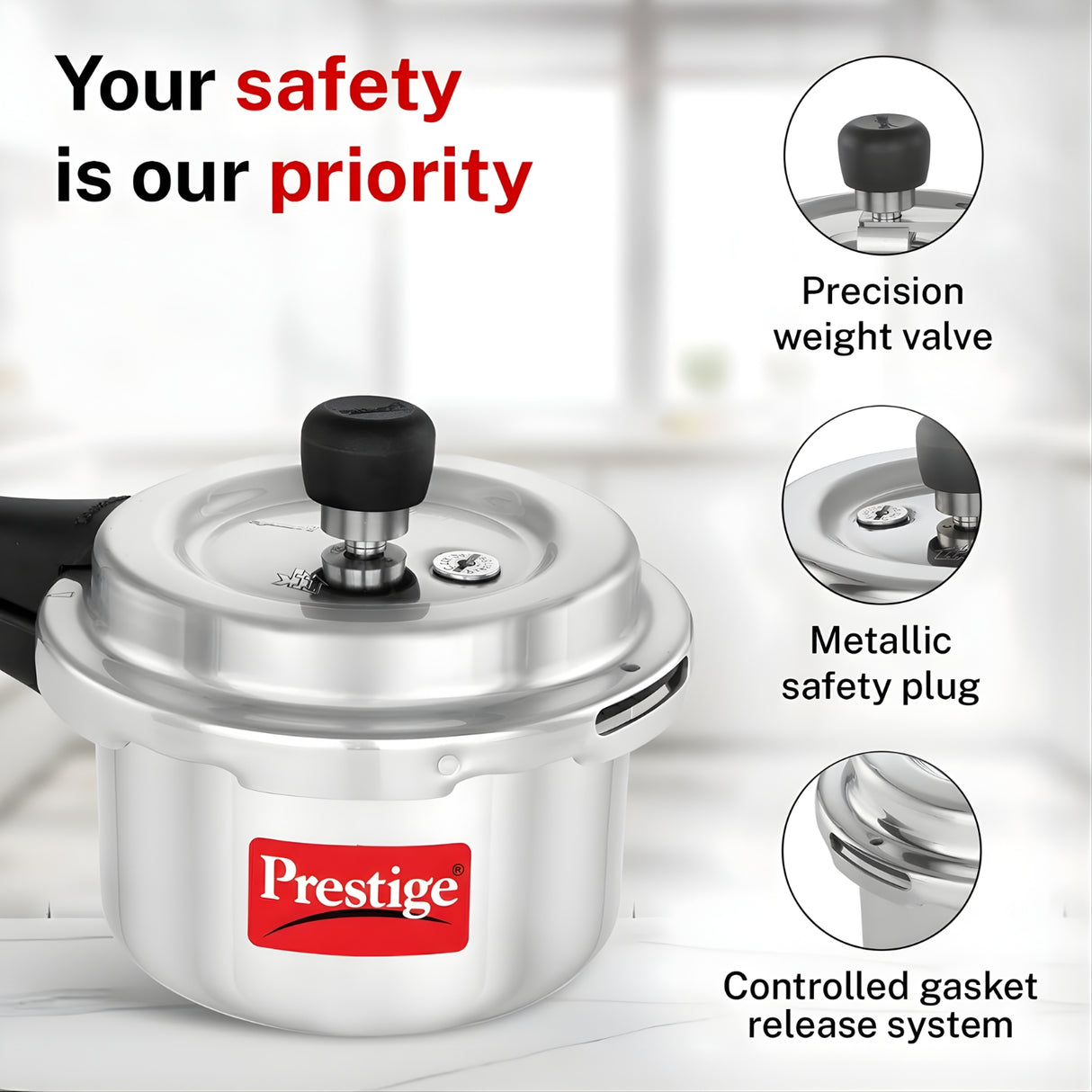 Prestige Aluminium Popular Svachh Outer Lid Pressure Cooker 1.5 L_5
