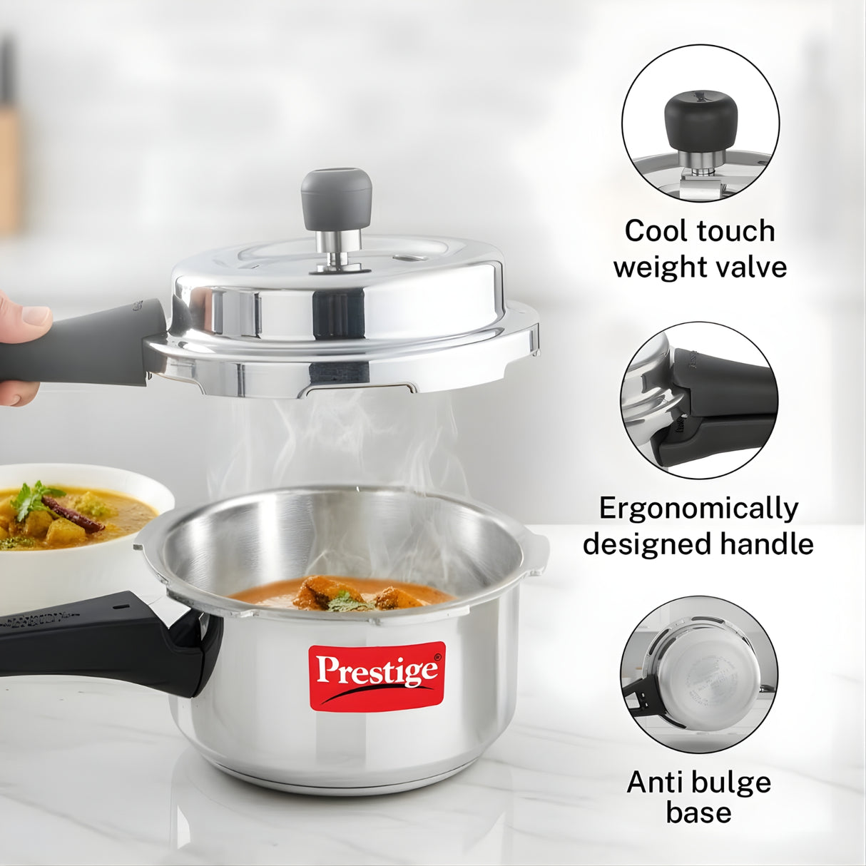 Prestige Aluminium Popular Svachh Outer Lid Pressure Cooker 1.5 L_6