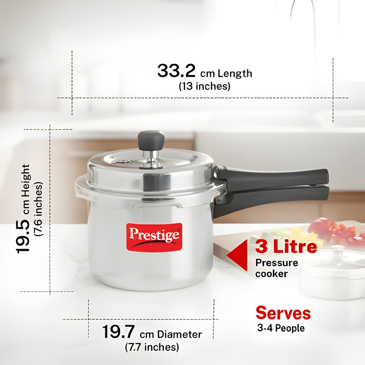 Prestige Aluminium Popular Svachh Outer Lid Pressure Cooker 3 L_3