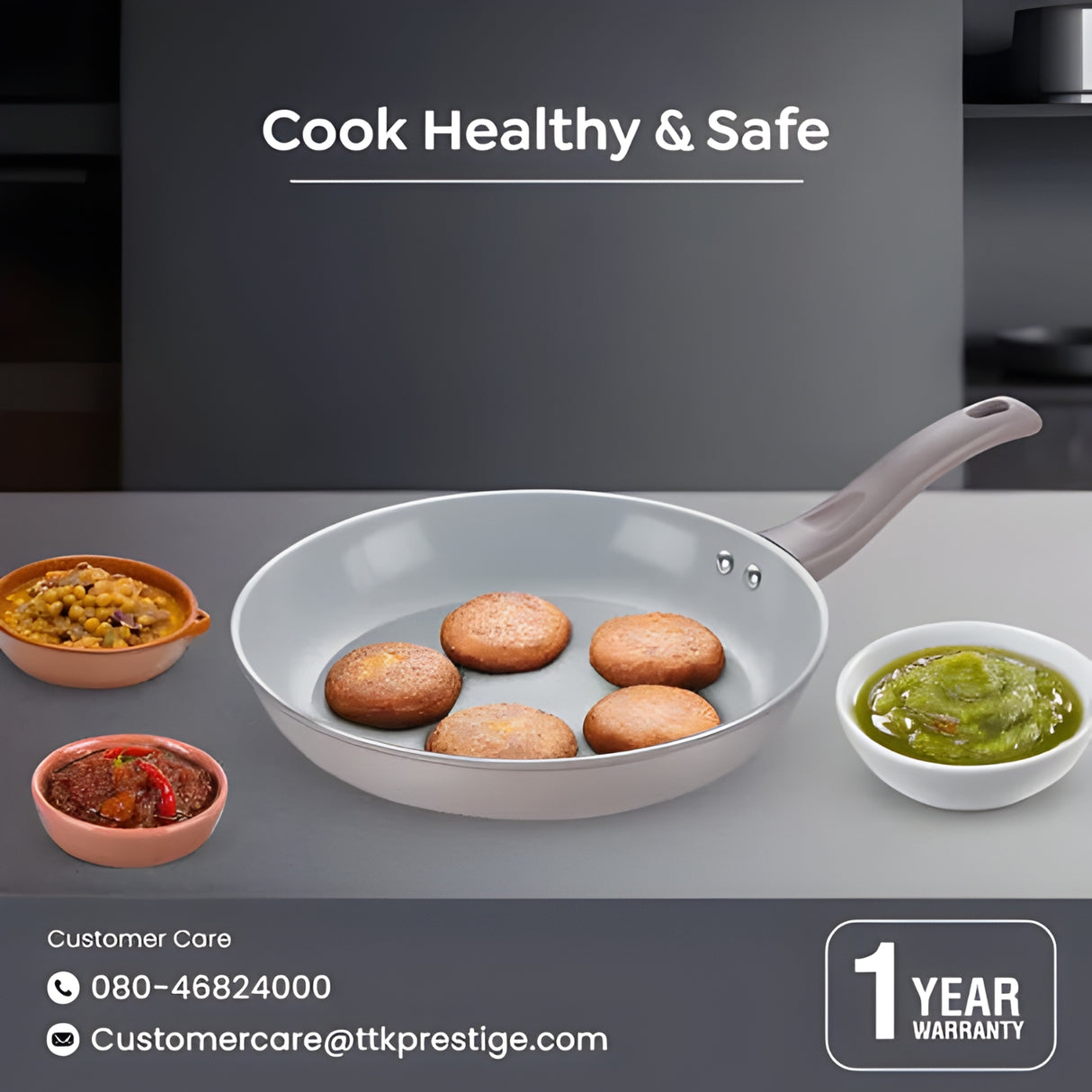 Prestige Ceraglide Duo Ceramic Coating Non Stick Fry Pan 18 cm \ 0.8 L_7