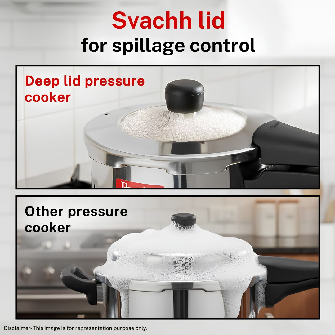 Prestige Deluxe Alpha Svachh SS Spillage Control Handi Pressure Cooker 3 L_4