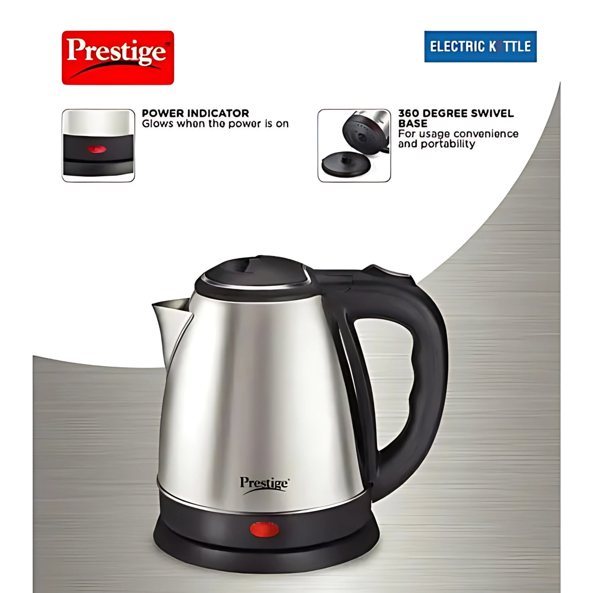 Prestige Electric Kettle PKOSS 41588 1500W 1.8 L - Silver_3