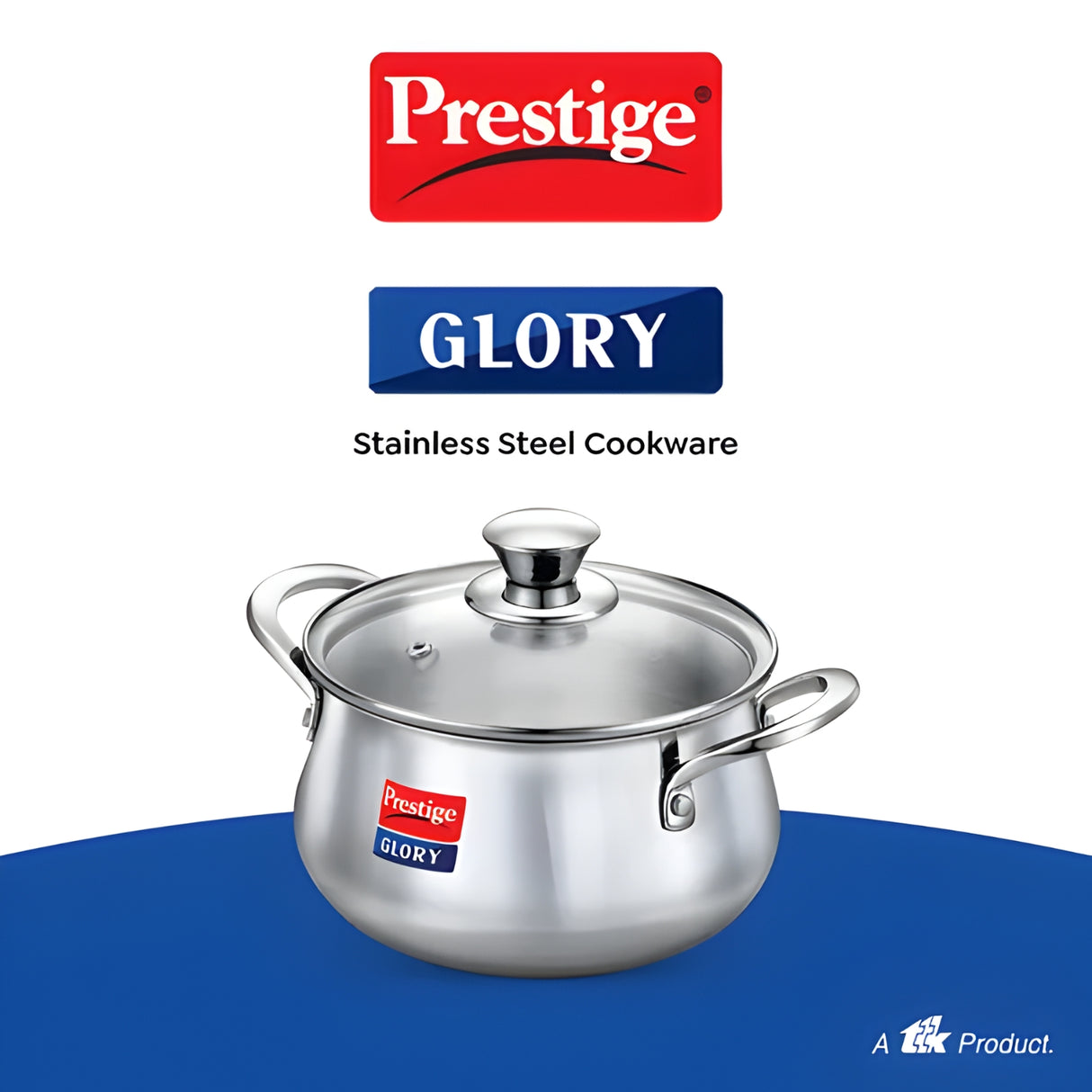 Prestige Glory Handi Stainless Steel Cookware with Glass Lid 18 cm \ 3 L_7
