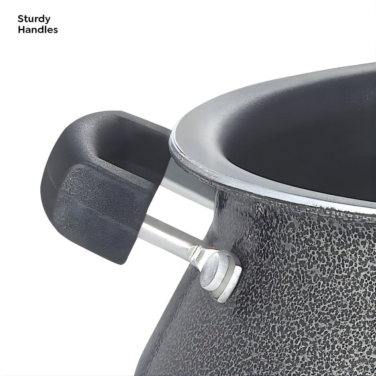 Prestige Omega Select Plus Teflon NS Handi with SS Lid 16 cm \ 2.5 L - Black_5