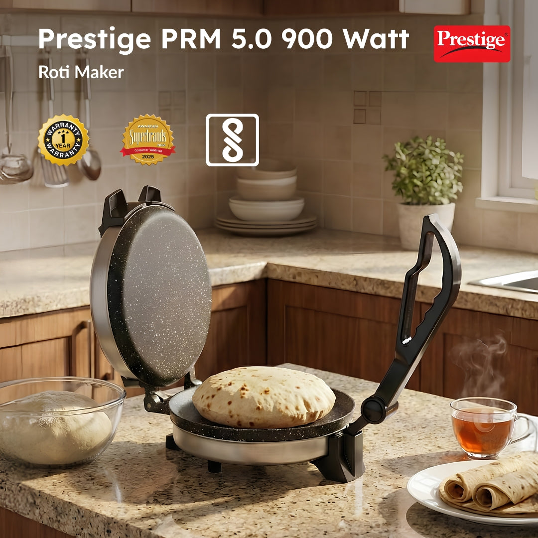 Prestige PRM 5.0 Roti Maker 900 Watts - Silver_2