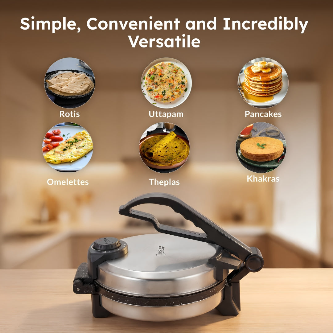 Prestige PRM 5.0 Roti Maker 900 Watts - Silver_5