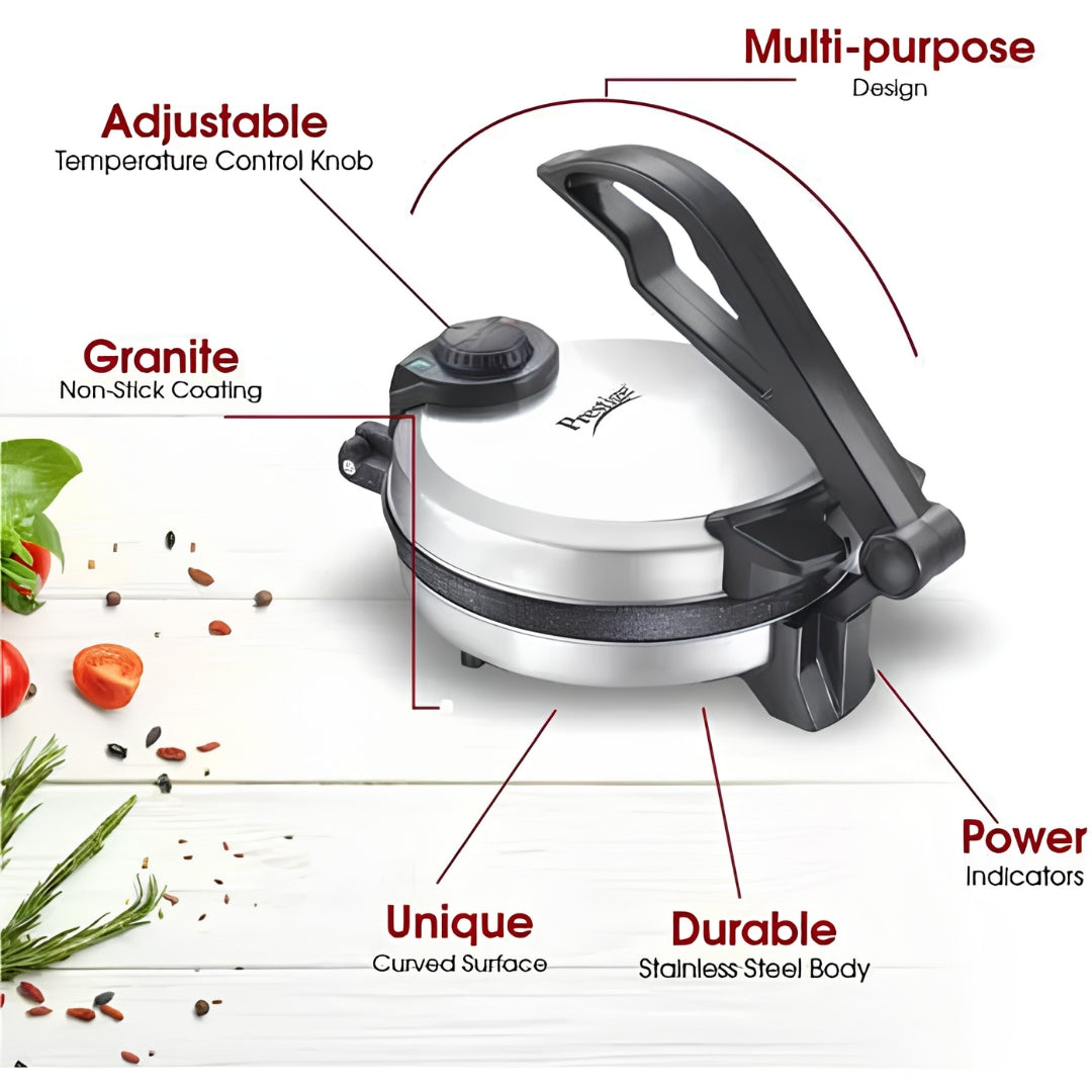 Prestige PRM 5.0 Roti Maker 900 Watts - Silver_9