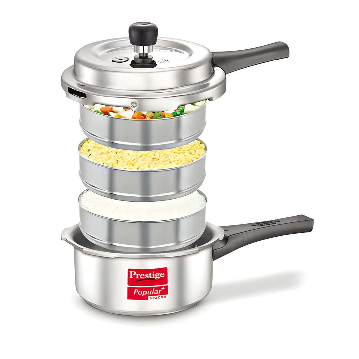 Prestige Popular Plus Svachh Virgin Aluminium Spillage Control Pressure Cooker 2 L_4