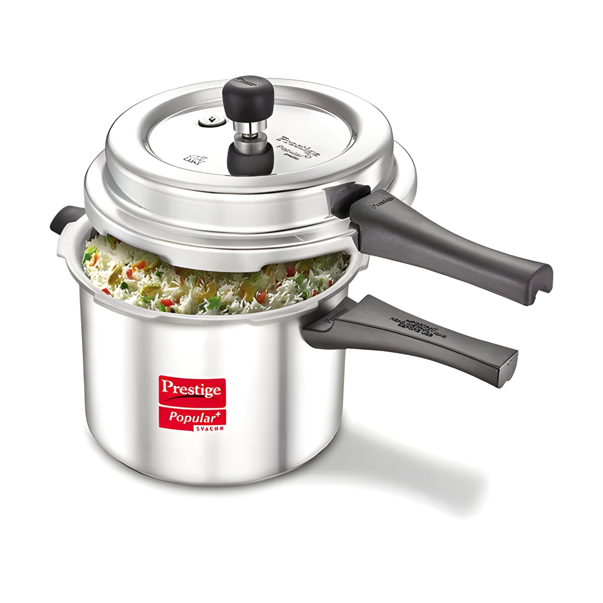 Prestige Popular Plus Svachh Virgin Aluminium Spillage Control Pressure Cooker 5 L_2