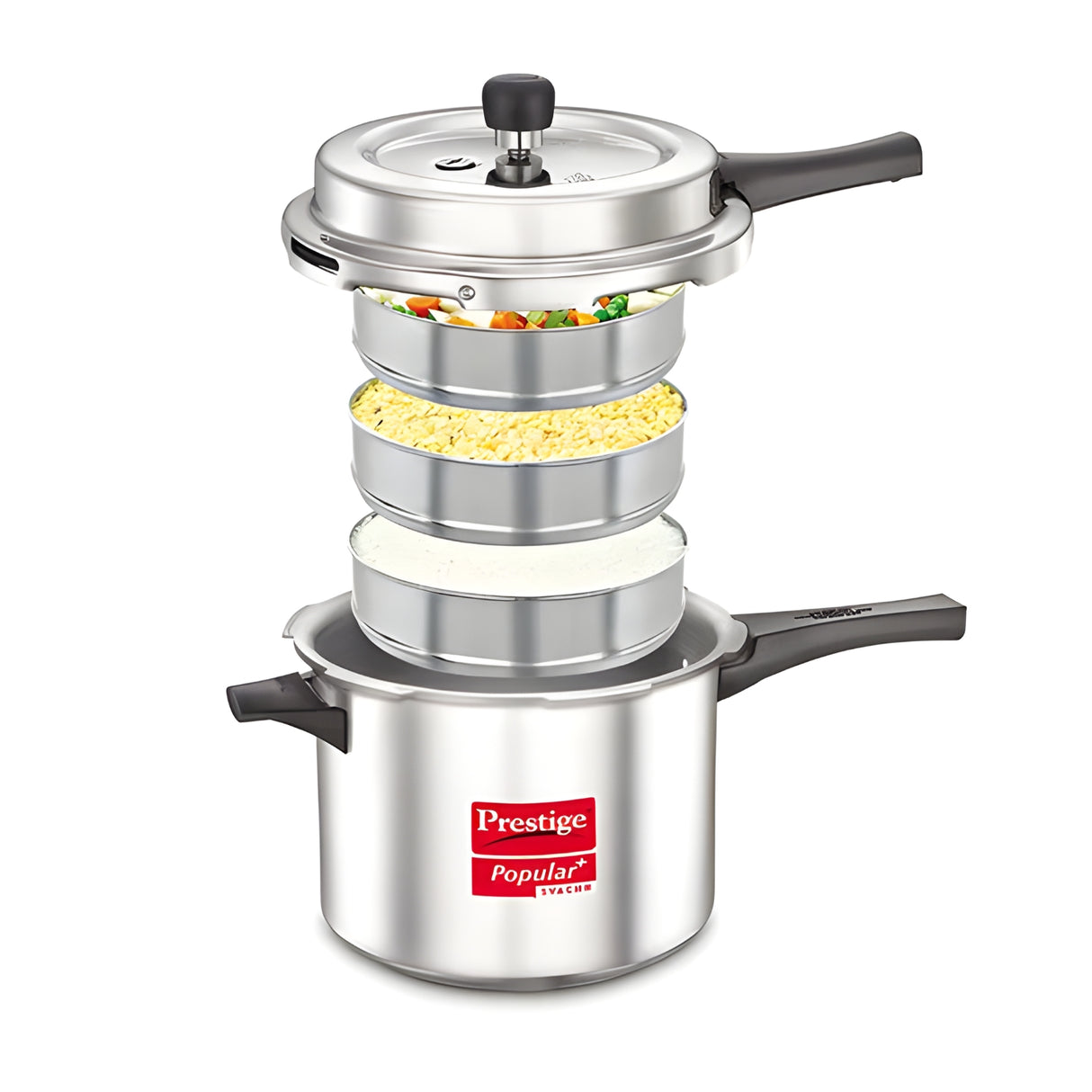 Prestige Popular Plus Svachh Virgin Aluminium Spillage Control Pressure Cooker 5 L_4
