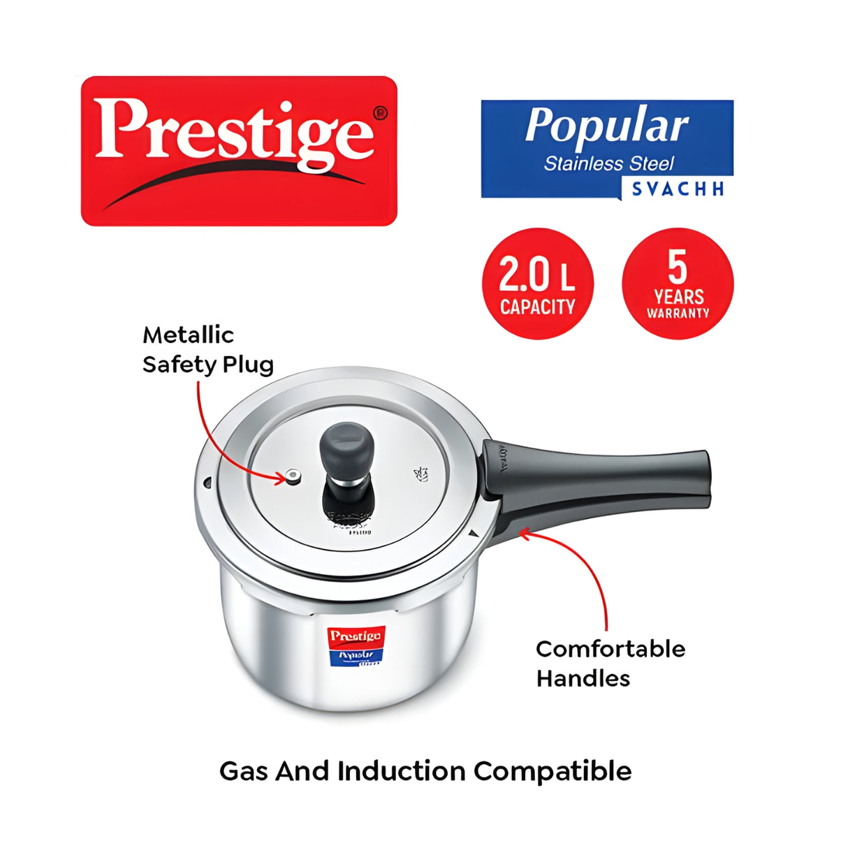 Prestige Popular Svachh SS Spillage Control Pressure Cooker 2 L_3
