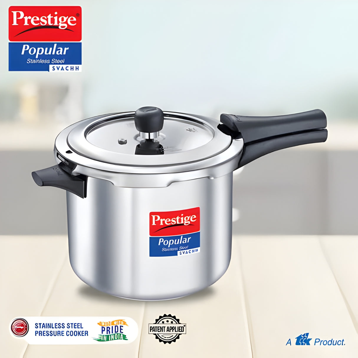 Prestige Popular Svachh SS Spillage Control Pressure Cooker 5 L_2