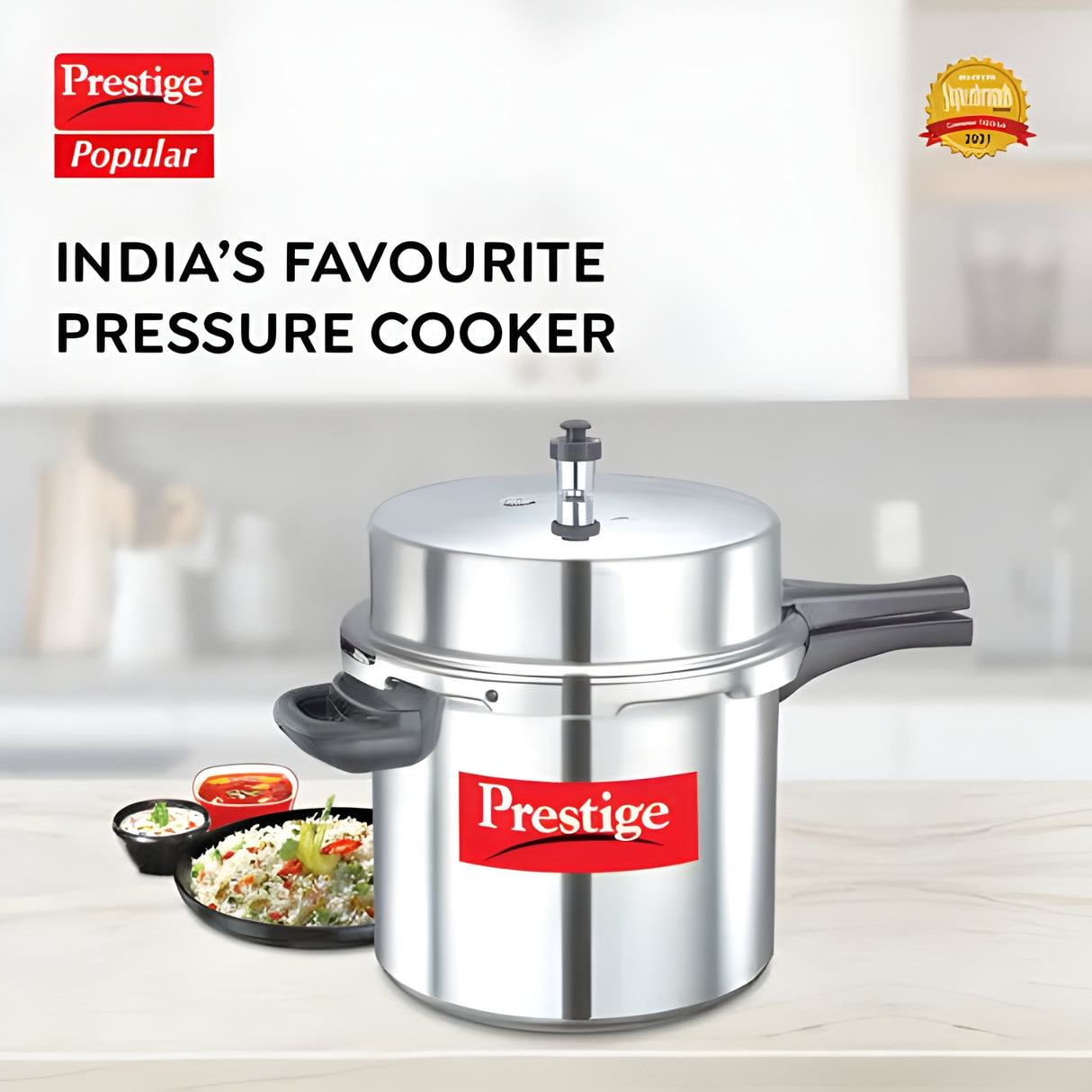 Prestige Popular Virgin Aluminium Pressure Cooker 12 L_2