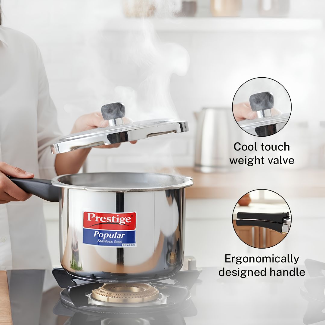 Prestige SS Svachh Popular Spillage Control Pressure Cooker 1.5 L_Features 5