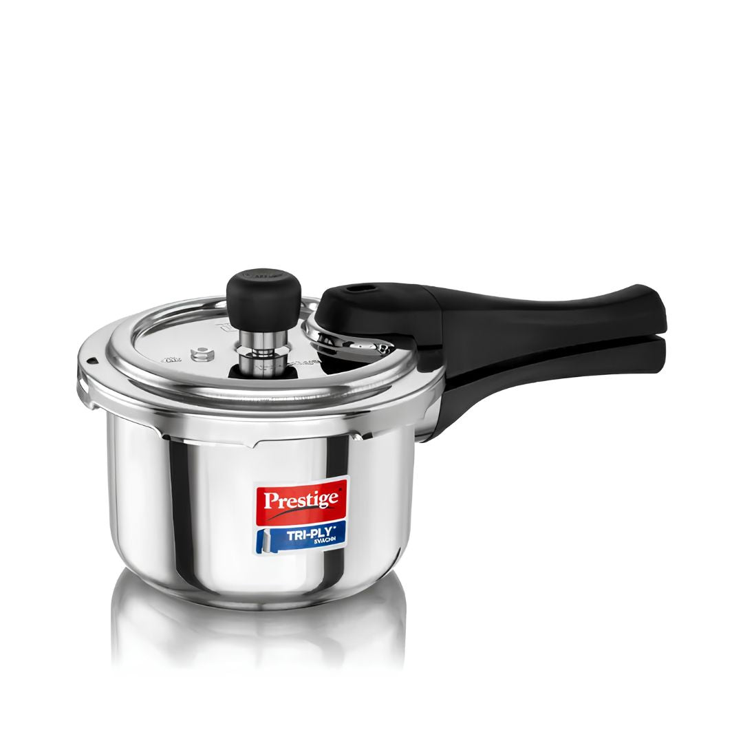 Prestige Triply SS Svachh Pressure Cooker With Outer Lid 1.5 L_1