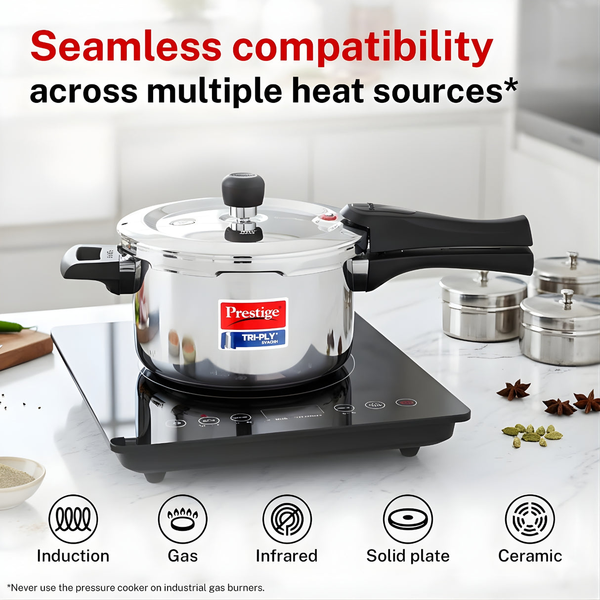 Prestige Triply SS Svachh Pressure Cooker With Outer Lid 3 L_4