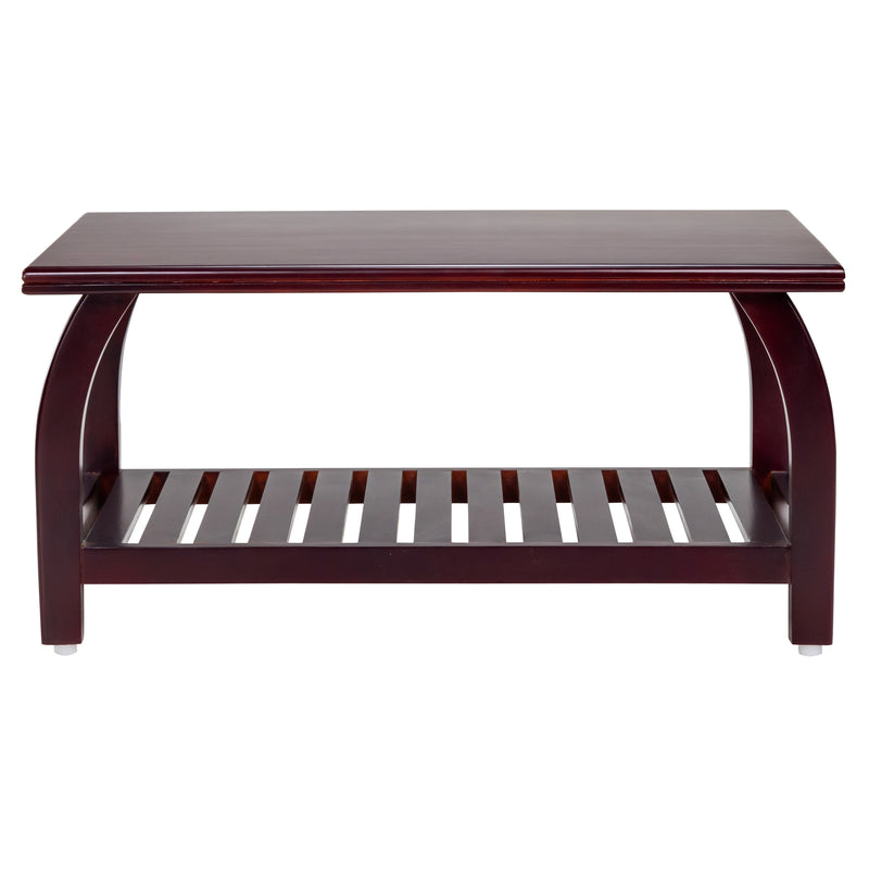 Ripon Pro Wooden Coffee Table - Light Walnut Finish