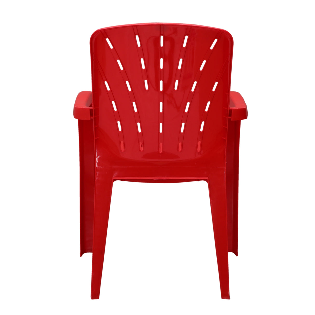 Settle Royale Arm Plastic Chair - Red