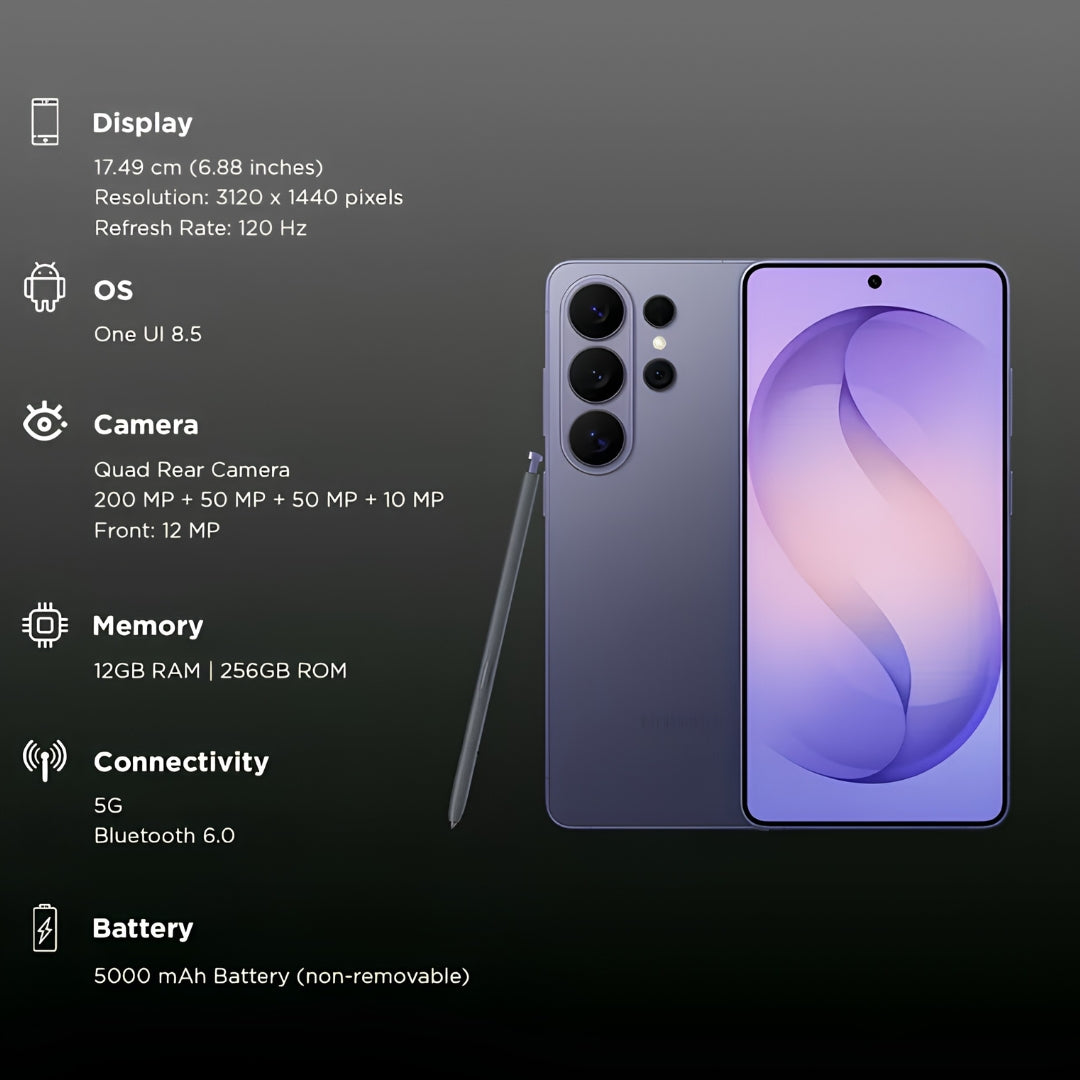 SAMSUNG Galaxy S26 Ultra 5G(16_1tGB Cobalt Violet)_Features view _1