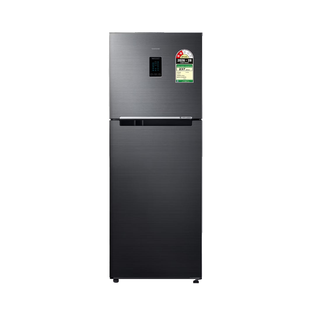 SAMSUNG RT31H4522BX_HL Double Door Refrigerator 301 L - Luxe Black_Front View