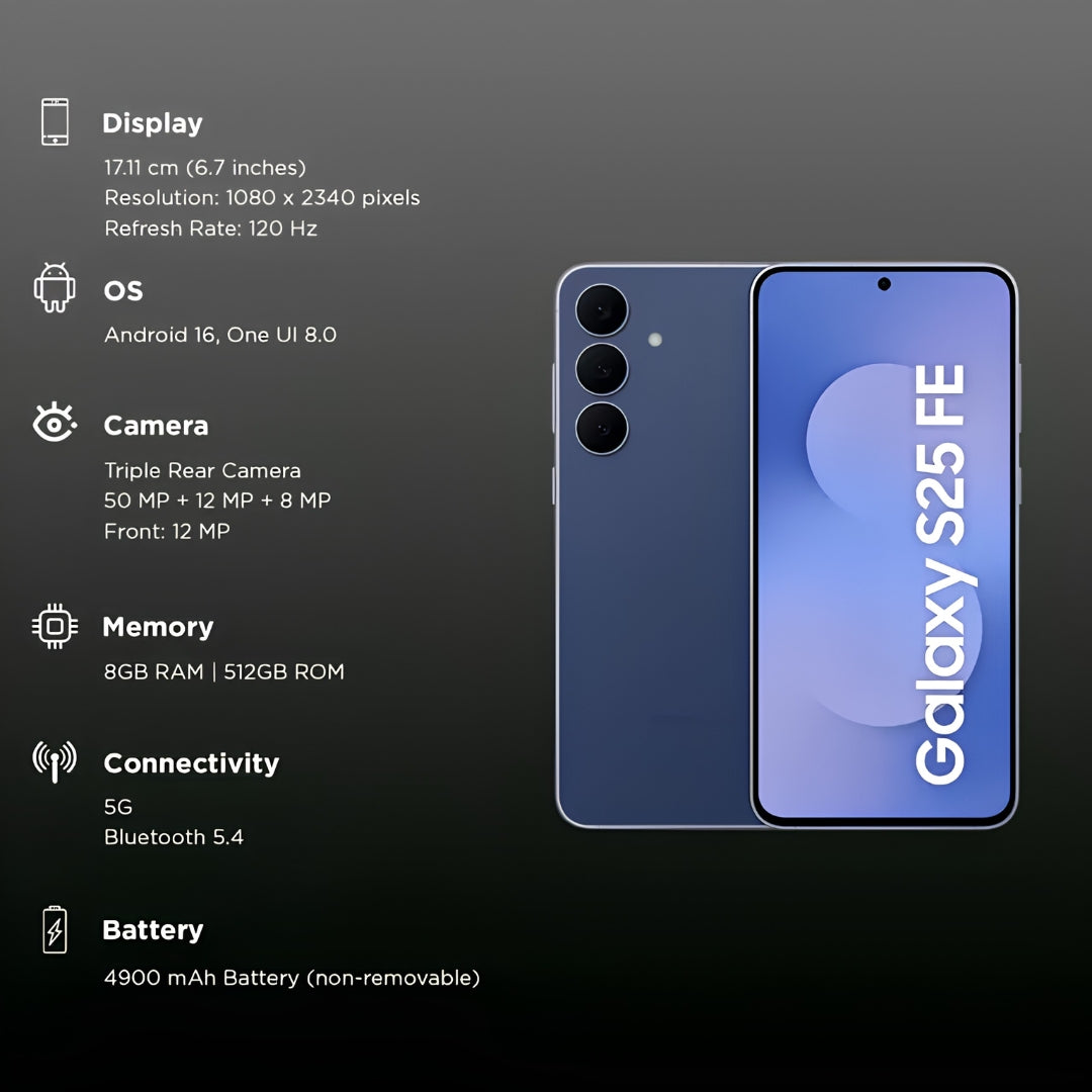 SAMSUNG S25FE 5G 8_512GB (Navy)_Features view_1