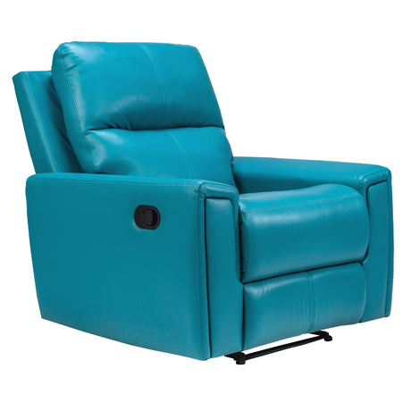 Salzburg Supreme Rexine Recliner 1 Seater - Blue