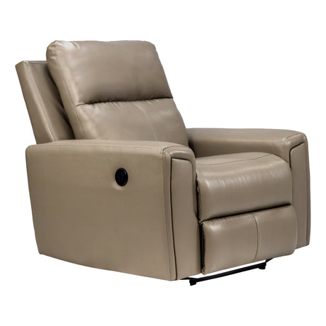 Salzburg Rexine Recliner 1 Seater – Light Grey