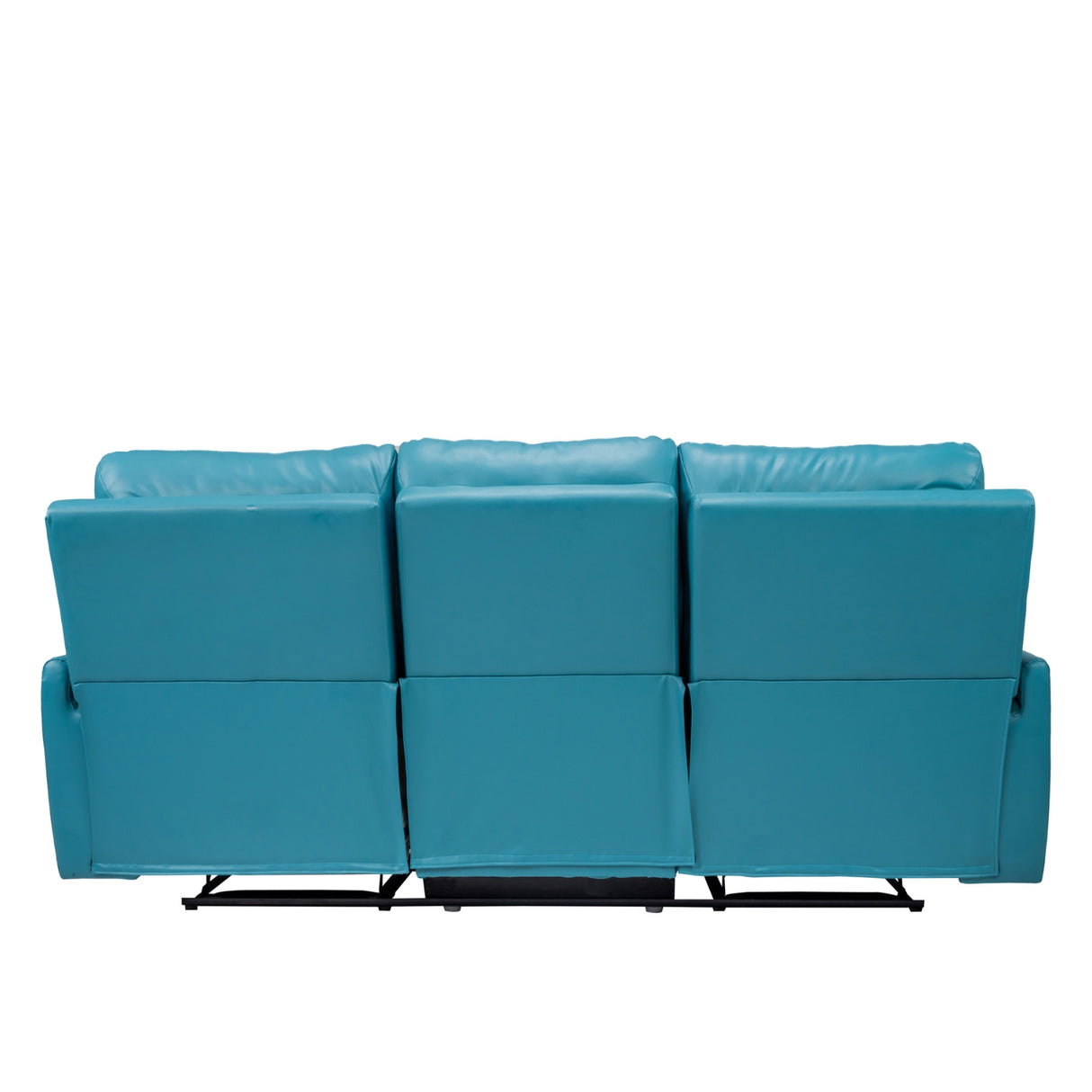 Salzburg Supreme Rexine Recliner 3 Seater - Blue