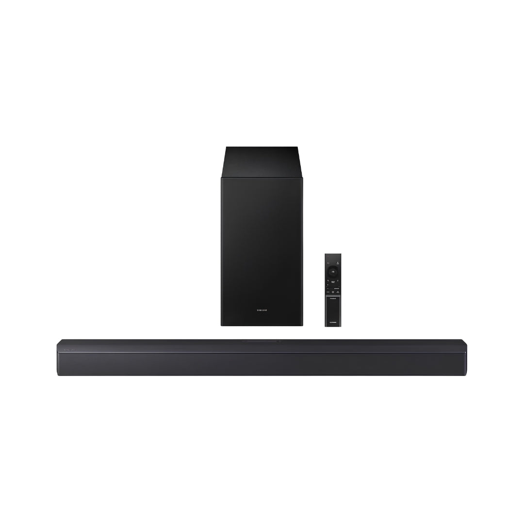 Samsung_HW-B450F_XL_300W_2.1_Channel_Wireless_Subwoofer_Bluetooth_Soundbar_Black_Front_View