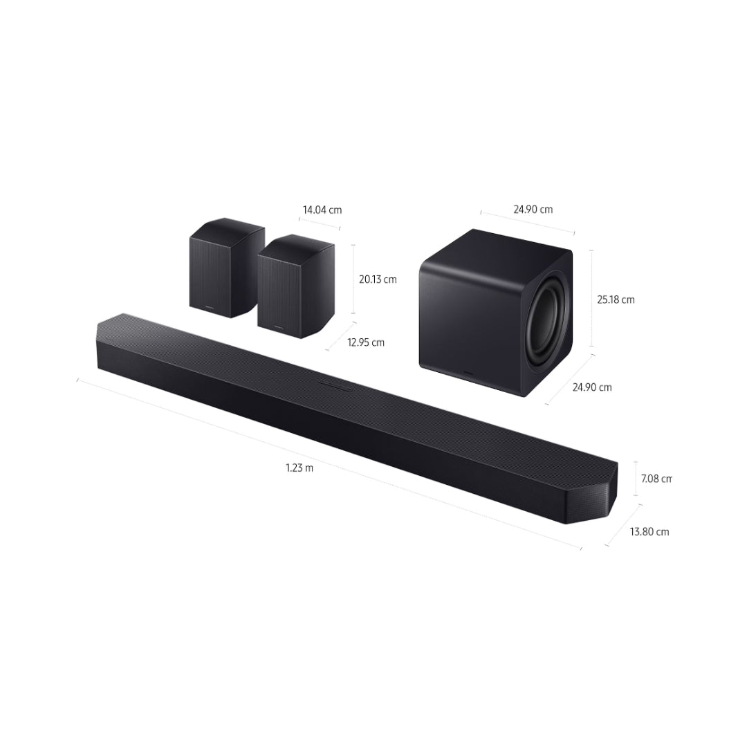Samsung HW-Q990F_XL Soundbar with 11.1.4 Channel - 756 W_Dimension View