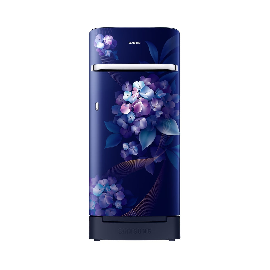 Samsung RR21H2H25HS_HL Single Door Refrigerator 189 L -Hydrangea Blue_Front View