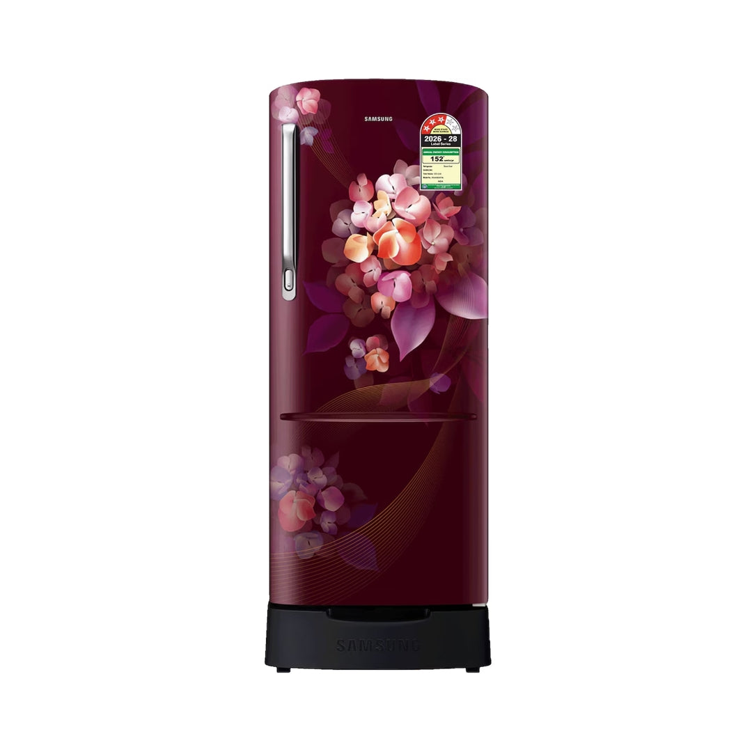 Samsung RR24H2823HT_NL Single Door Refrigerator 223 L - Hydrangea Plum_Front View