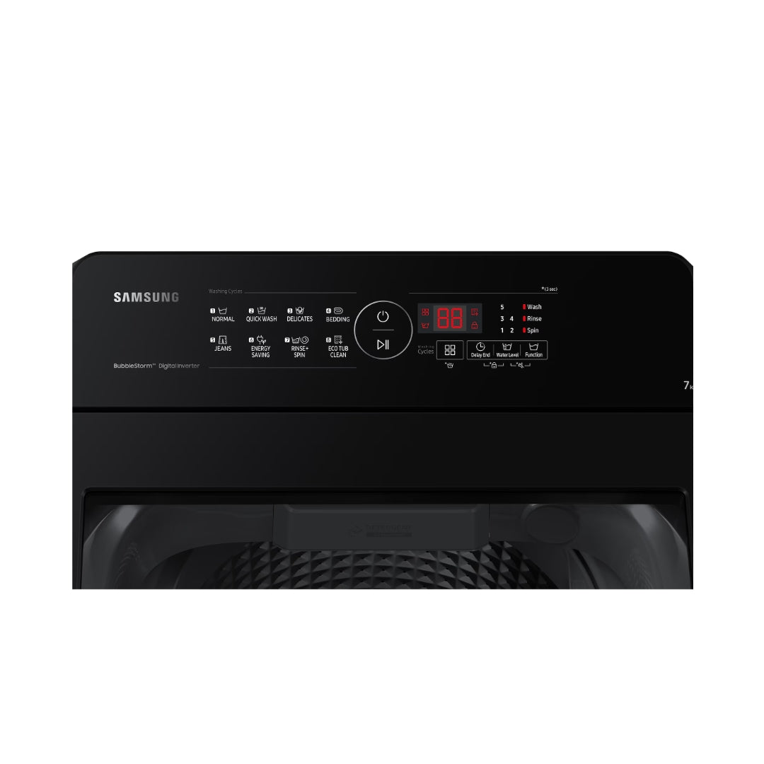Samsung WA70BG4441BYTL Fully Automatic Top Load Washing Machine 7 Kg - Lavender Gray_Control View