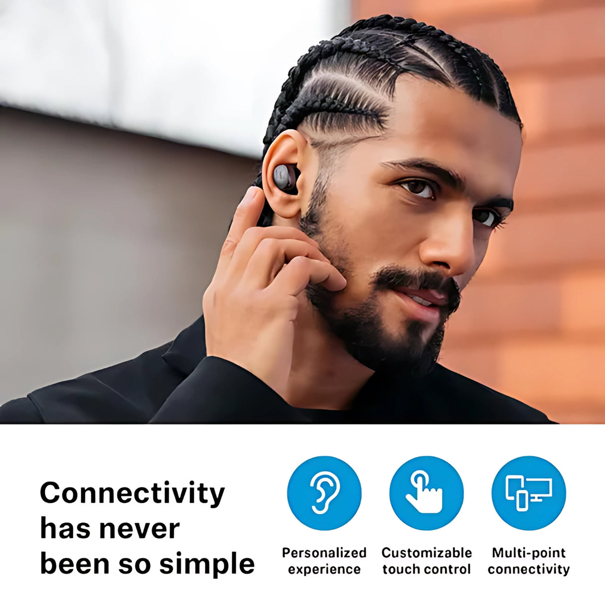 Sennheiser Momentum 4 True Wireless Earbuds - White Silver - Image 4 - Buy Online at Chera Home Junction Coimbatore