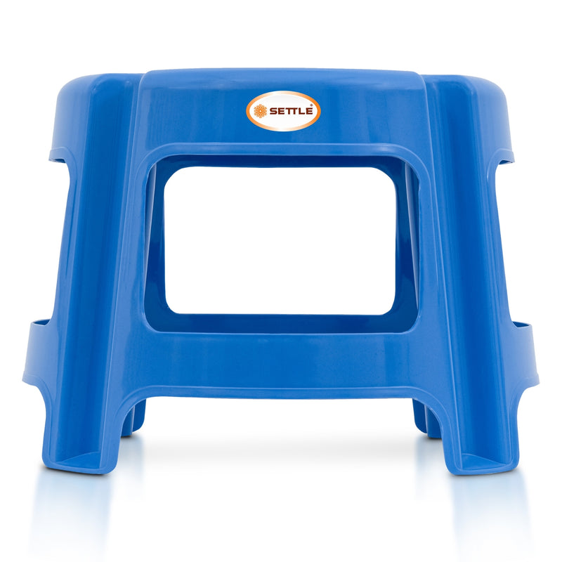 Settle Nova Plastic Foot Stool - Pearl Blue